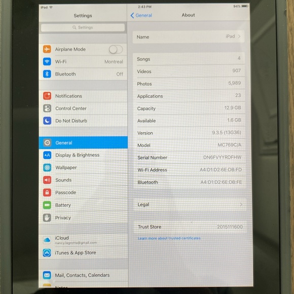Apple iPad 2 - 16gb with Case and charge outlet - Picture 4 of 7